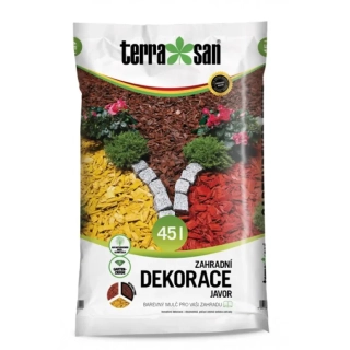 Dekorační štěpka 45l Javor (žlutá)