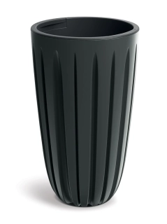 Květináč WARIO 29 cm - uhelná 