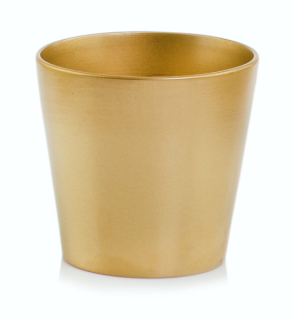 Květináč zlatý 9cm